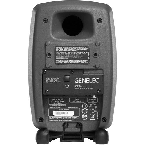 Genelec 8320A SAM Series 4" 2-Way 100W Active Studio Monitor (Single, Dark Gray)