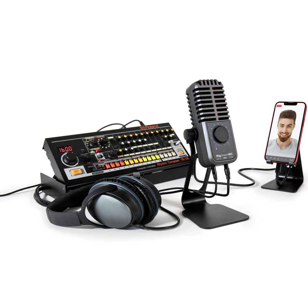 IK Multimedia iRig Stream Mic Pro USB Condenser Microphone