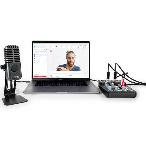 IK Multimedia iRig Stream Mic Pro USB Condenser Microphone