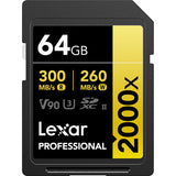 Lexar Professional 2000x UHS-II SDXC Memory Card