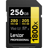 Lexar Professional 1800x UHS-II SDXC Memory Card (GOLD Series)