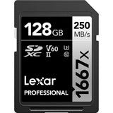 Lexar Professional 1667x UHS-II SDXC Memory Card