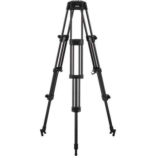 Libec LX10 Studio Two-Stage Aluminum Tripod System and H65B Head with Dual Pan Handles and Spreader Dolly