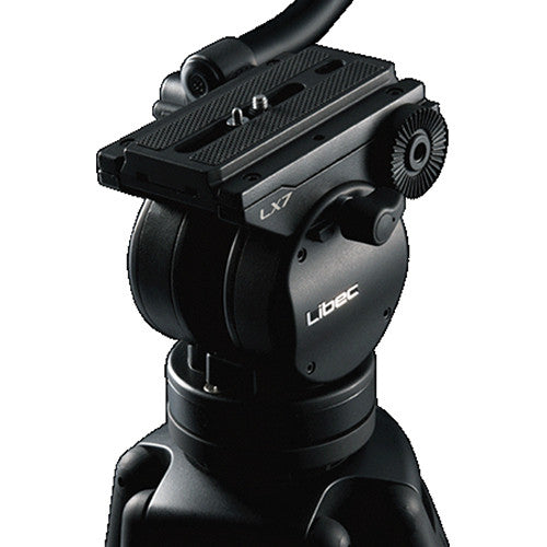 Libec LX7 M Tripod With Pan and Tilt Fluid Head and Mid-Level Spreader