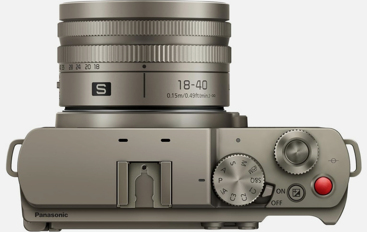 Panasonic Lumix S9 Mirrorless Camera with 18-40mm Lens Limited (Titanium Gold)