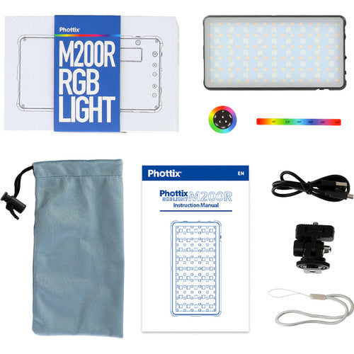 Phottix M200R RGB LED On-Camera Light Panel