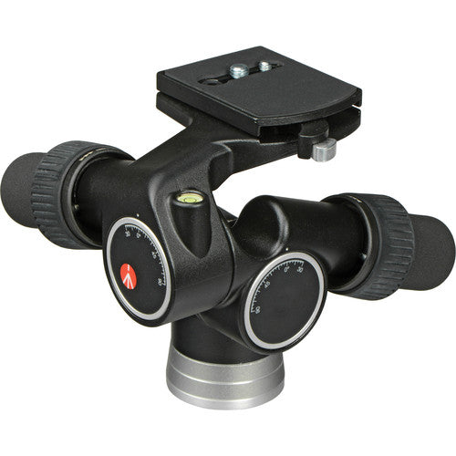 Manfrotto 405 3-Way, Geared Pan-and-Tilt Head with 410PL Quick Release Plate
