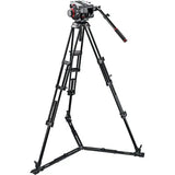 Manfrotto 509HD Video Head & 545GB Aluminum Tripod Pro Ground-Twin Kit 100 - BHM Store