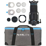 Nanlite Projection Attachment for FM Mount with 18-36° Zoom Lens