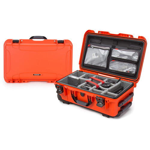 Nanuk 935 Wheeled Waterproof Hard Case with Padded Dividers & Lid Organizer in 8 Colors