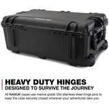 Nanuk 963 Wheeled Hard Case with Foam Insert (Black, 90.6L)