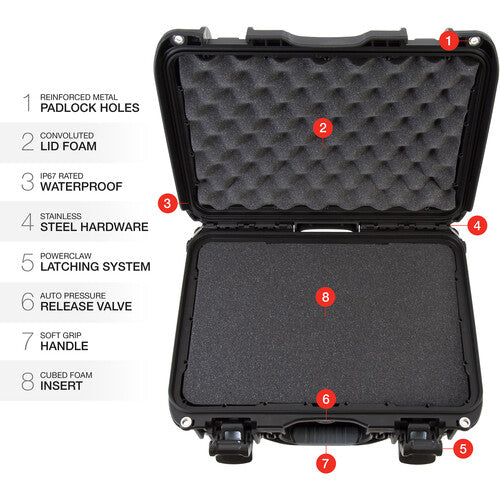 Nanuk 918 Hard Case with Interior Foam in 3 Colors