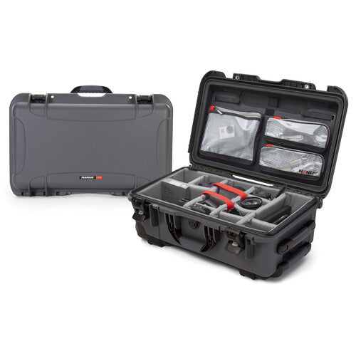 Nanuk 935 Wheeled Waterproof Hard Case with Padded Dividers & Lid Organizer in 8 Colors