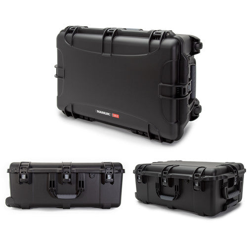 Nanuk 963 Wheeled Hard Case with Padded Divider Insert (Black, 90.6L)