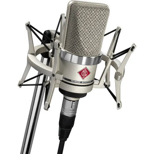 Neumann TLM 102 Studio Set Large-Diaphragm Cardioid Condenser Microphone with Shockmount (Nickel)