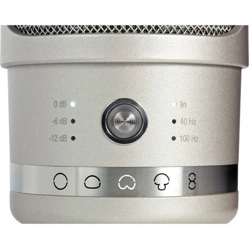Neumann TLM 107 Studio Set Large-Diaphragm Multipattern Condenser Microphone with Shockmount (Nickel)