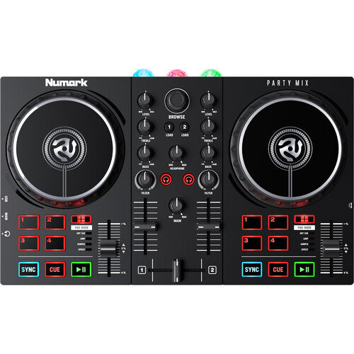 Numark Party Mix II DJ Controller with Built-In Light Show