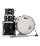 Pearl PMX Professional 4pc Shell Pack (2218B/1007T/1208T/1616F) Piano Black Finish With 2x TH-1030