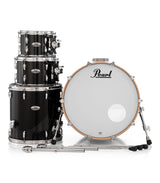 Pearl PMX Professional 4pc Shell Pack (2218B/1007T/1208T/1616F) Piano Black Finish With 2x TH-1030