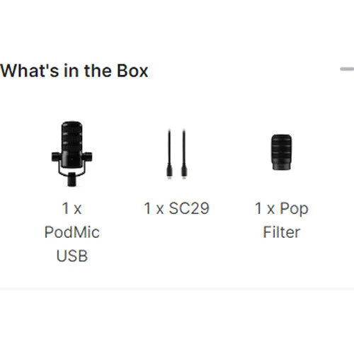 RODE PodMic USB and XLR Dynamic Broadcast Microphone