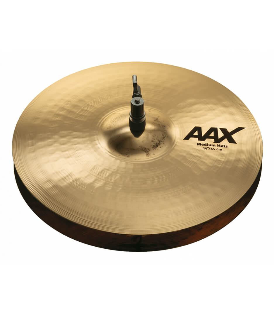 Sabian 14" AAX Medium Hi Hatt Brilliant Finish