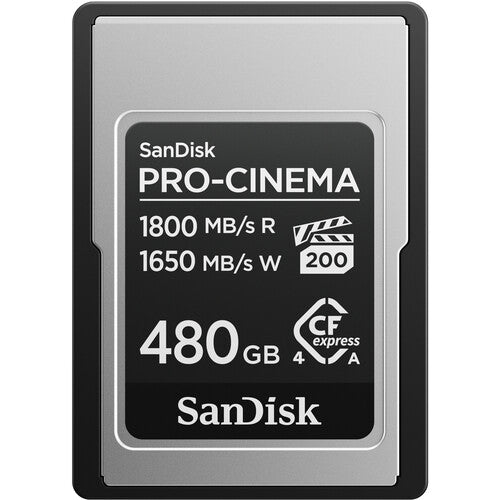 SanDisk 480GB PRO-CINEMA CFexpress Type A Memory Card