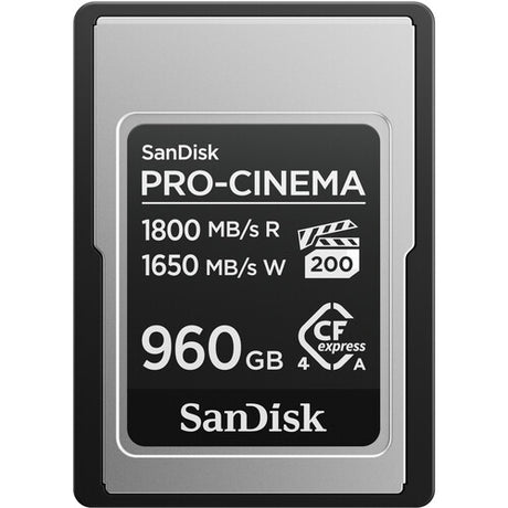 SanDisk 960GB PRO-CINEMA CFexpress Type A Memory Card