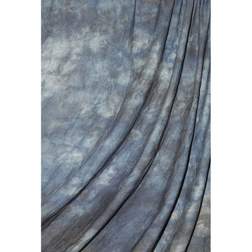Savage Accent Crushed Muslin Background 10 x 12' Blue Winter