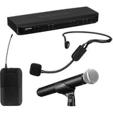 Shure BLX1288/PGA31 Dual-Channel Wireless Combo Headset & Handheld Microphone System