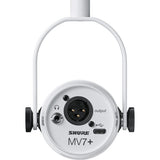 Shure MV7+ Podcast XLR/USB Microphone (White)