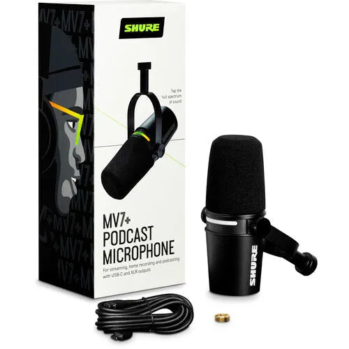 Shure MV7+ Podcast XLR/USB Microphone