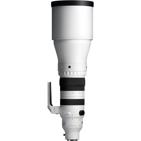 Sigma 300-600mm F4 DG OS Sports Lens, a super telephoto zoom lens with a white exterior, black accents, and a rotating tripod collar.