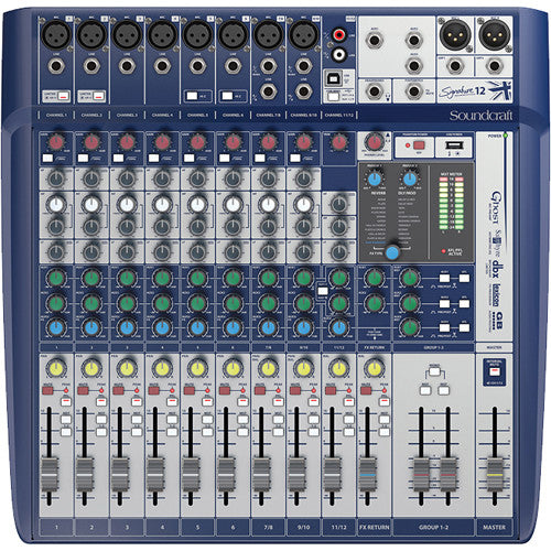 Soundcraft Signature 12 12-Input Mixer with Effects