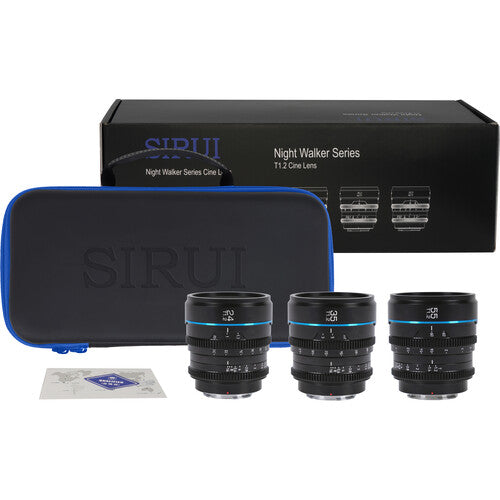 Sirui Night Walker T1.2 S35 Cine 3-Lens Set