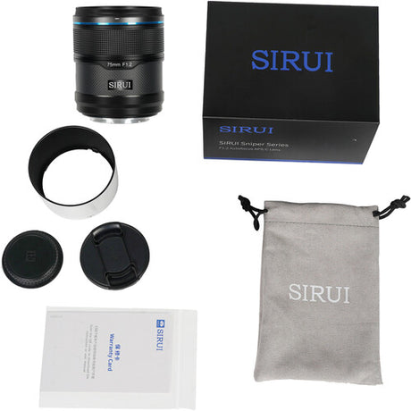 Sirui Sniper 75mm f/1.2 Autofocus Lens