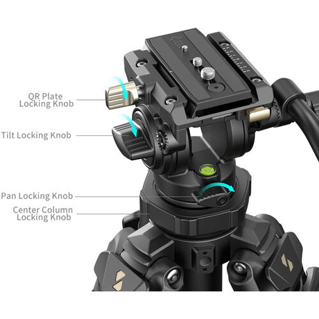SmallRig AD-50 Pro Lightweight Video Carbon Fiber Tripod System
Smartphone Holder
Allen Wrench
Carrying Case