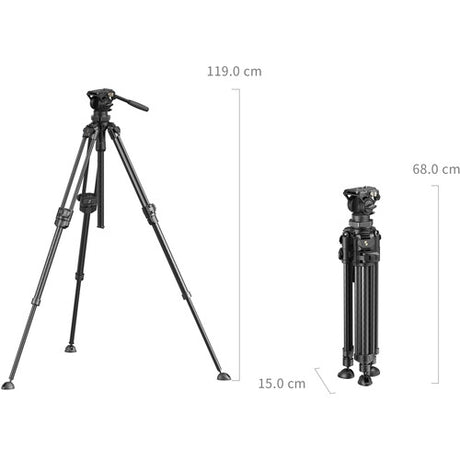 SmallRig AD-50 Pro Lightweight Video Carbon Fiber Tripod System
Smartphone Holder
Allen Wrench
Carrying Case