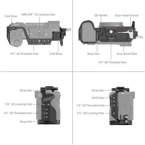 SmallRig Camera Cage Kit for Sony a7C II & 7CR