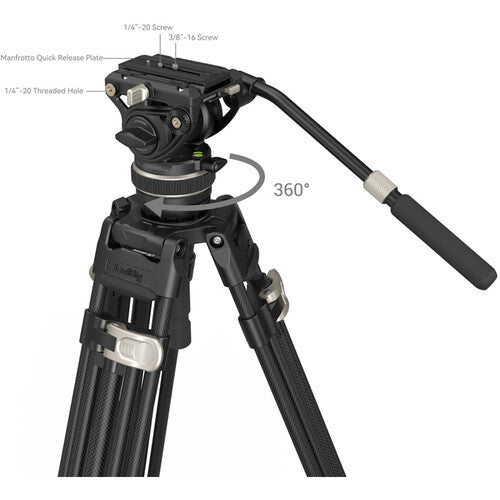 SmallRig FreeBlazer Heavy-Duty Carbon Fiber Tripod System