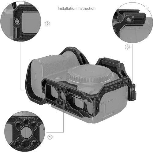 SmallRig Black Mamba Camera Cage for Canon EOS R5 C, R5 & R6