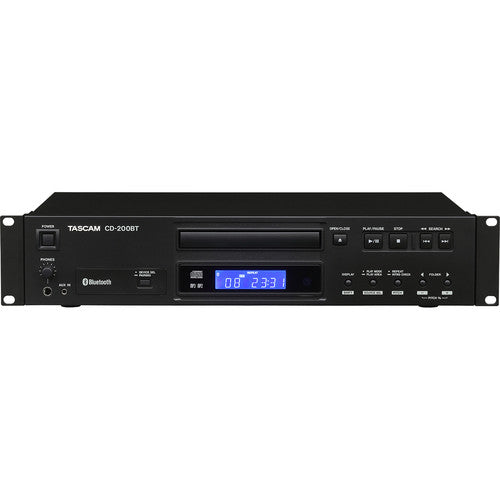 TASCAM CD-200BT Rackmount CD Player With Bluetooth Receiver