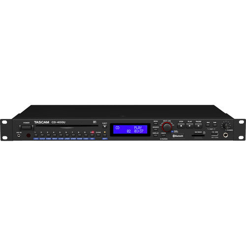 TASCAM CD-400U CD/SD/USB Player with Bluetooth and AM/FM Tuner