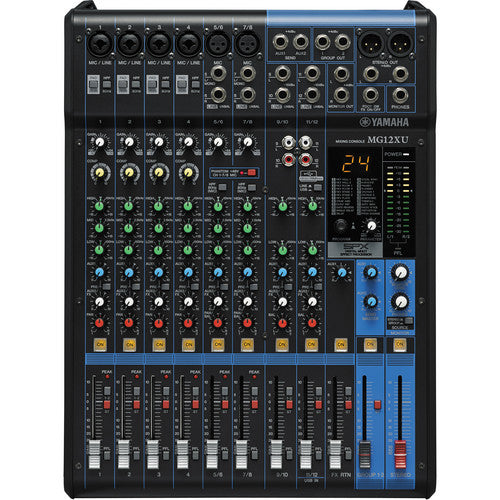 Yamaha MG12XU 12-Input Mixer with Built-In FX and 2-In/2-Out USB Interface