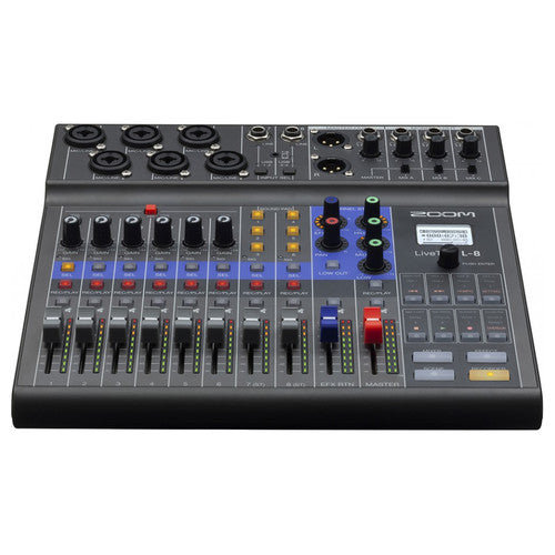 Zoom LiveTrak L-8 Portable 8-Channel Digital Mixer and Multitrack Recorder