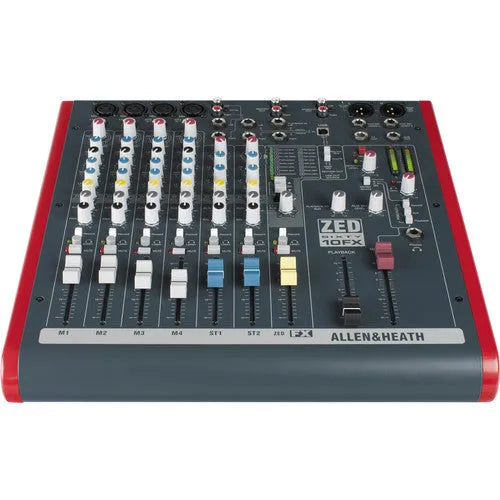 Allen & Heath ZED60-10FX - 6 Channel Mixer with Digital Effects and USB Connectivity