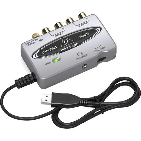 Behringer U-PHONO UFO202 USB Audio Interface with Phono Preamp - BHM Store
