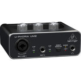 Behringer U-PHORIA UM2 2x2 USB Audio Interface with XENYX Mic Preamplifier - BHM Store