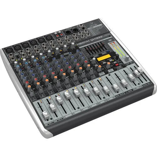 Behringer XENYX QX1222USB Premium Analog 16-Input Mixer with Multi-FX and USB/Audio Interface (Wireless Ready) - BHM Store