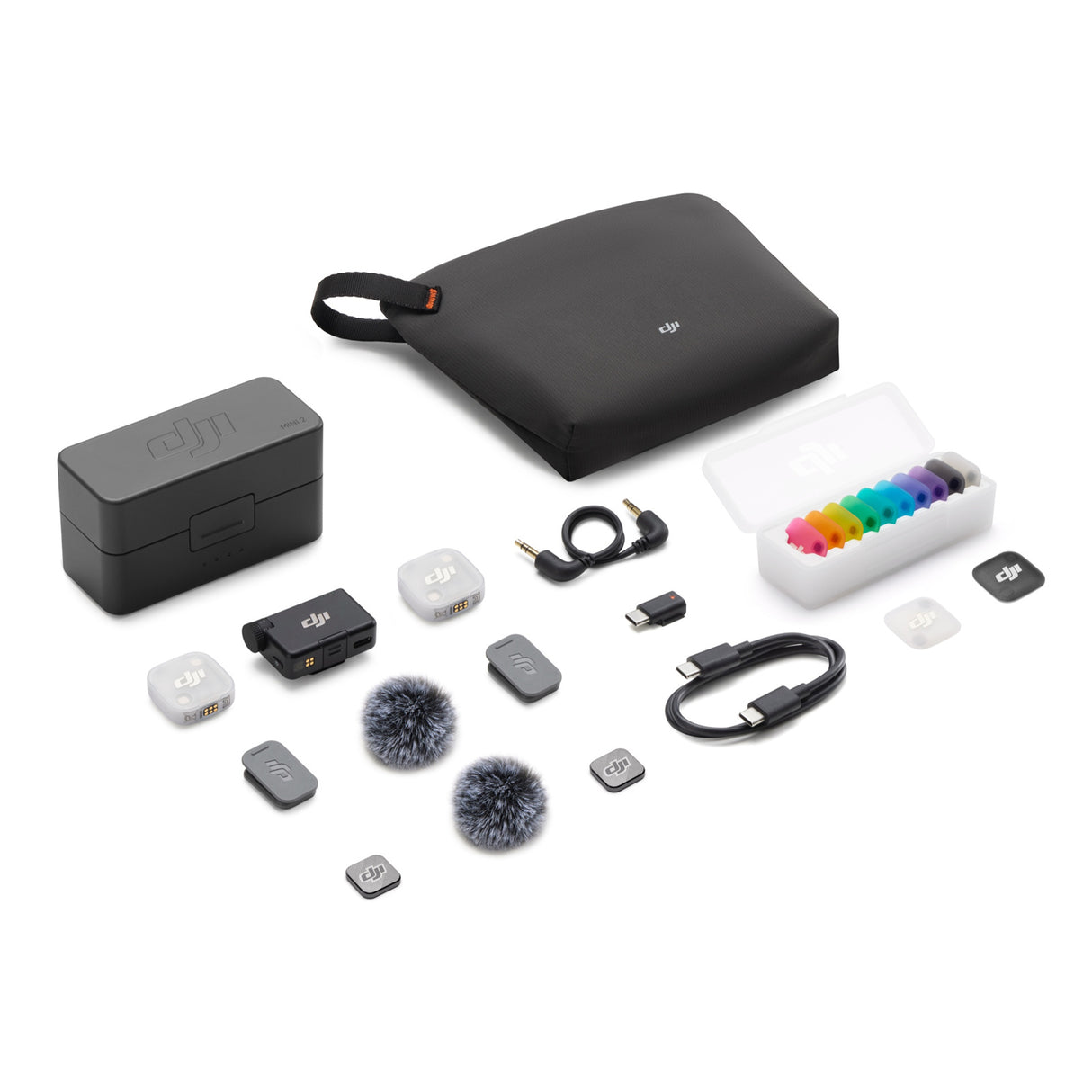 DJI Mic Mini 2 2-Person Compact Wireless Microphone System for Camera & Smartphone (2.4 GHz)