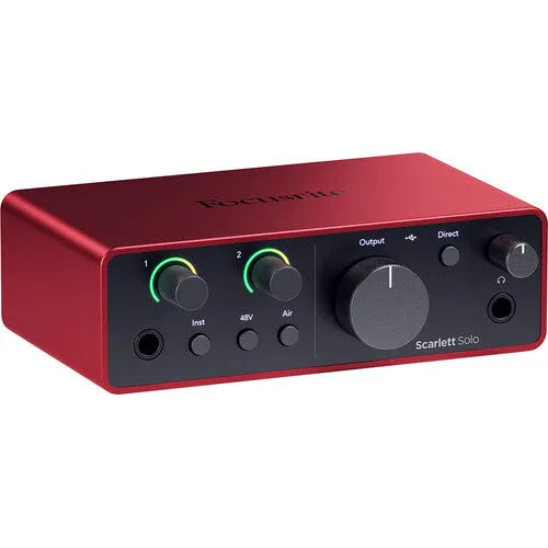 Focusrite Scarlett Solo USB-C Audio Interface (4th Generation) - BHM Store